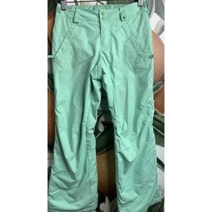 Burton Kids Medium 10/12 Dryride Room to Grow Green Ski Snow Pants